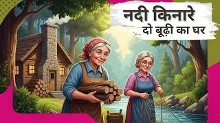 नदी किनारे दो बूढ़ी का घर   Hindi Story   Hindi Kahaniya   Moral Stories   cartoon story