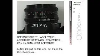 aperture and DOF pt. 1
