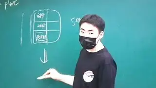 장재원T의 앞길을 가로막는 강기원 T (주차장)