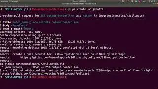 Submit a pull request with `gh pr create`