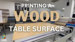 Thinking Outside the Box: Printing a Pseudo Wood Table Surface with the Roland VG3 540