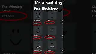 Roblox Faces Are Gone... #roblox #robloxshorts #shorts