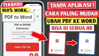 CARA MENGUBAH PDF KE WORD DI HP ANDROID | TERBARU