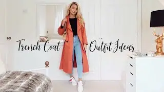 SPRING OUTFIT IDEAS WITH A TRENCH COAT! LOOKBOOK 2020