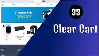 Next13 Fullstack E-Commerce 🛒 - 33 Clear Cart | React.js & Typescript 🔥