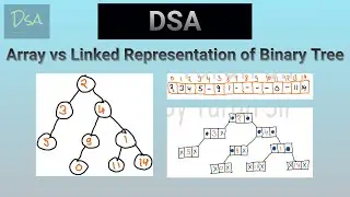 binary tree representation in data structure