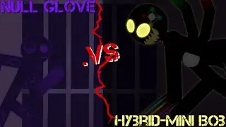 Null Glove vs Hybrid-Mini Bob[Roblox Slap Battles](flashback fight) | Stick Nodes Animation