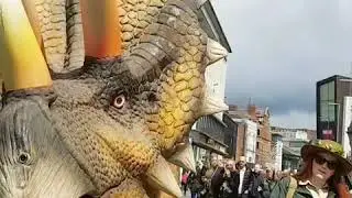 Trixie the Triceratops! - see more of our amazing Dinosaurs at CreatureEvents.com