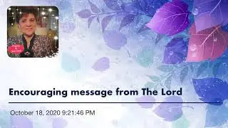 Message from The Lord