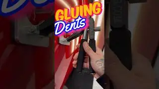 How to fix a dent using hot glue | Glue pull #autobodyrepair #paintlessdentrepair #dentrepair