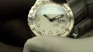 Seestern 600T White Dial Homage Wristwatch video