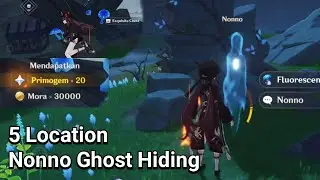 5 Location Nonno Ghost Hiding | Exquisite Chest | Tsurumi Island Genshin Impact