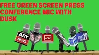 free green screen studio Press conference| microphone,top 3 microphone green screen video