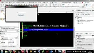 Delphi Trick 011 - Create folder