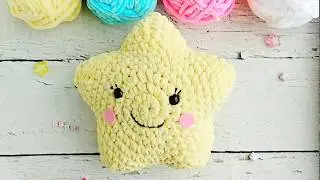 Звёздочка мечты! Плюшевая игрушка крючком. Обзор| Crocheted star