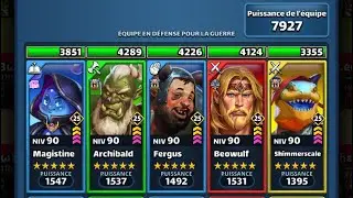 Empires Puzzles : Bloody war hits against Uber meta teams (Fergus everywhere)