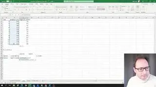 Estimating a simple linear regression in Excel
