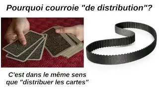 Pourquoi courroie "de distribution" et à quoi ça sert (niveau débutant débutant)