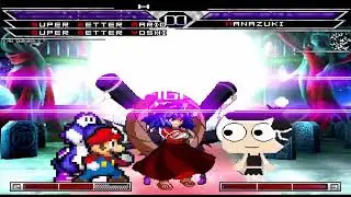 KOF MUGEN Team Super Better Mario vs Peter Griffin & Hanazuki