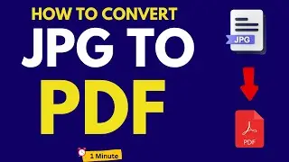 How To Convert Jpg to Pdf | Jpg To Pdf Converter | 2024