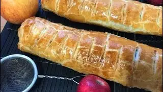 Яблочно-ореховый штрудель с корицей. Пол часа и всё готово | Просто вкусно
