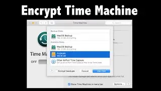 I Can't Encrypt Time Machine FIX