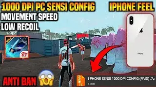 HIGH SENSITIVITY CONFIG FILE ⚙️ IPHONE FEEL 🎯 ANTIBAND ‼️ NO RECOIL ⚙️ FREE FIRE MAX & FREE FIRE