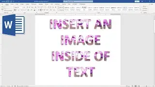 Quickly Insert an Image Inside of Text in Microsoft Word