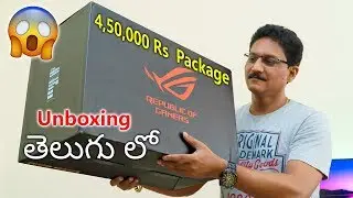 4,50,000 Rs Package Unboxing in Telugu.... 🔥🔥