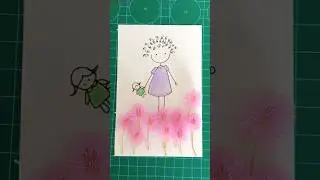 Little girl and doll 