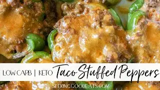 Taco Stuffed Bell Peppers | Keto Stuffed Peppers