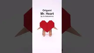 Origami Mr. Heart #shorts #valentinesday