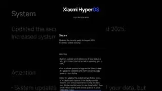 Poco X6 Pro New Security Update| HyperOS 2.0.207.0