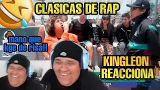 KINGLEON REACCIONA A CLASICAS DE RAP🤣(DEBARRIO) FULL RISAS✅
