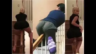 Girl Tries To Twerk it Down Stairs Like Kaylin Garcia!!