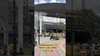 Yeshwantpur to Vasco - 14 Hours Journey 🚂😇 #railway #india #journey #train #trending #shorts