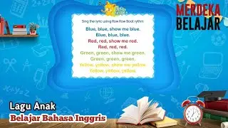 🔴 LAGU ANAK - BELAJAR BAHASA INGGRIS SD (ROW ROW ROW YOUR BOAT) - KURIKULUM MERDEKA