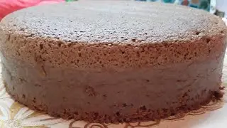 Идеальный Шоколадный бисквит💯Получится у каждого