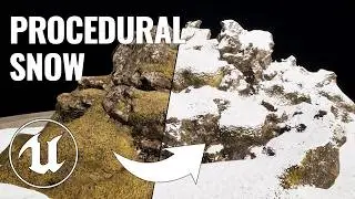 Procedural Snow Tool For Unreal Engine 5 (the Material Function)