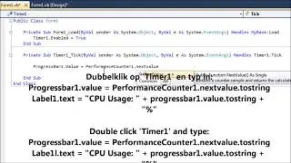Visual Basic - CPU Usage (NL&EN)