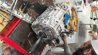 #marcedes#ban#gear box overhauling#problem in 3rd gear#working#viral#youtube#heavy#equipment