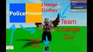 Easy!! How to make change team gui  with clothes and tool - Roblox Studio Tutorial