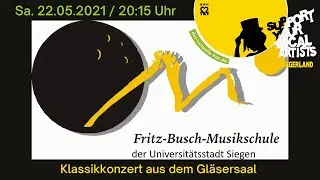 Preisträgerkonzert Jugend musiziert 2021 der Fritz-Busch-Musikschule