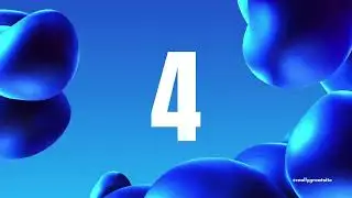 Blue and white modern countdown after effects video / العد التنازلي للفديوهات
