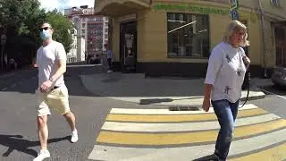 Прогулки, улица Малая бронная до улицы Тверская Москва 12 июля 2020