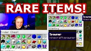 Philza Shows his RAREST ITEMS IN HIS ENDERCHEST on the Dream SMP *WEIRD STUFF Like Ghostburs Pet FUR