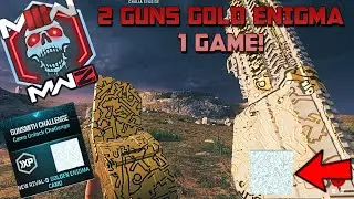 MWZ HOW TO GET 2 GUNS "GOLD ENIGMA" IN ONE GAME! EASY GUIDE ZOMBIES CAMO GUIDE! MW3