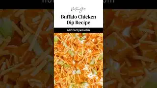 Buffalo Chicken Ranch Dip - Yummy Party or Game Day Appetizer #shorts #partydip #partyfood #recipe