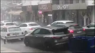 Karaman'da Kuvvetli Sağanak Yağış Etkili Oldu