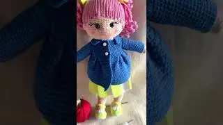 Papusa croșetată Perla #shorts  #mmihacrochet #amigurumi #crochet